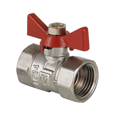 Кран шаровый BERKE 3/4" вн/вн бабочка