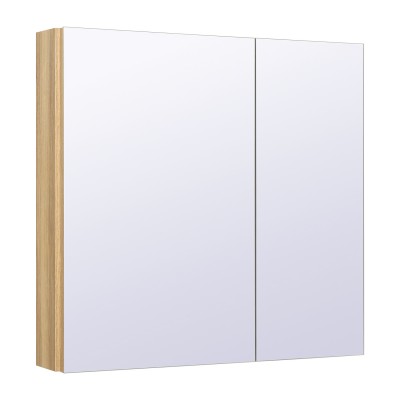 Шкаф зеркальный навесной Дублин 80/дуб