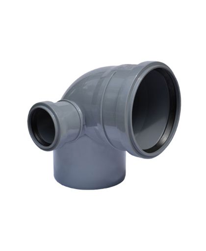 Отвод  Политэк 110*50*90 ПП левый (25шт.)