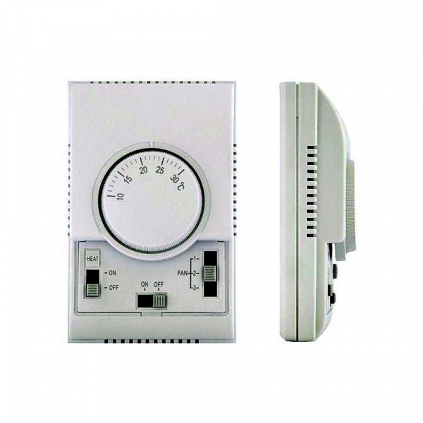 Термостат комнатный со встроенным трехступенчатым переключателем скорости TS