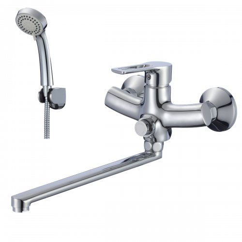 Смеситель универсальный с плоским поворотным изливом Rossinka RS43-32