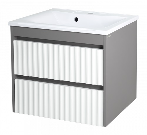 Тумба подвесная с 2 ящ., комбинированный BALATON - 90