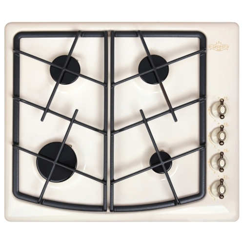 Варочная панель Гефест СГ СН 1211 К54 кремовый, ручки антич.бронза (9,5х59х51)