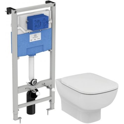 Комплект инсталляции Идеал Стандарт унитаз, сиденье (Т386001+Т318101+R020467)