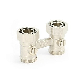 Н-блок Узел подключения прямой 3/4 EK UNI-FITT (с 2 ниппелями)