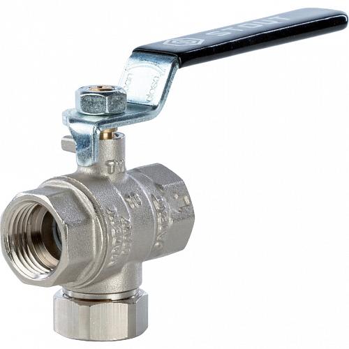 Кран шаровый  STOUT 1/2"  с фильтром (SVF 0001 000015)