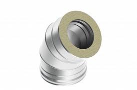 Сэндвич-отвод  45° d120/200 нерж0.5\оцин 0.5 К Sferra