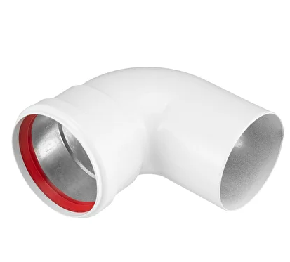 Колено алюминиевое 90 гр. д. 80 мм папа/мама