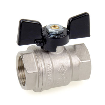 Кран шаровый BUGATTI 3/4"  вн/вн бабочка  серия 912 NEW JERSEY (14)