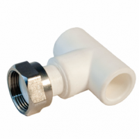 Тройник с накидной гайкой 25х3/4 ПП VALFEX