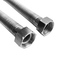 Подводка газовая 1/2 1,5м ГГ сильфонная Китай