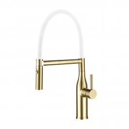 Смеситель для кухни с гибким изливом (золото) *8 G4098-13