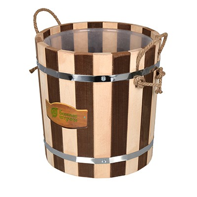 Запарник Банные штучки    Запарник 13л Контраст с пластиковой вставкой