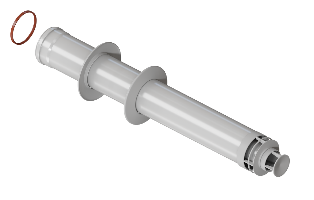 Труба с наконечником стандарт Ф60/100 L750