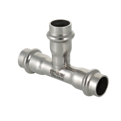 Тройник нерж. сталь 22х15х22 Valtec