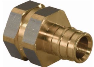 Штуцер Q&E с внут. рез.20*3/4 ВP латунь  Uponor