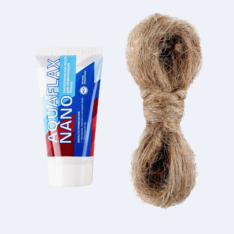 Тюбик паста aquaflax nano,80гр. + 20гр.лен (25)