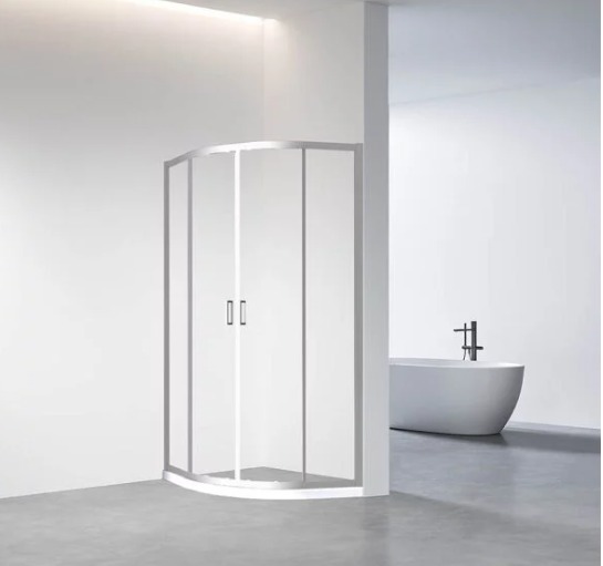 C7 Душевой угол Veconi RV-01 Арт. RV01-90-01-C7 Стекло прозрачное/6мм