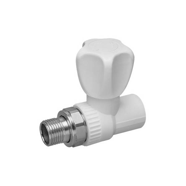 Вентиль радиаторный 25х3/4 прямой ПП Grosseto