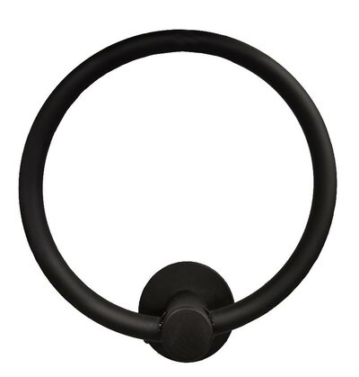 Полотенцедержатель кольцо черный нерж сталь SUS304/30204