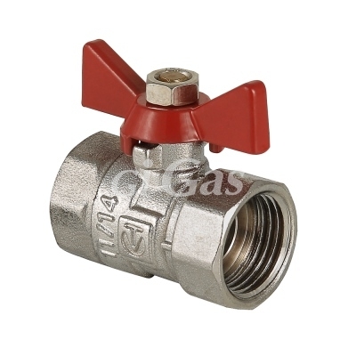 Кран шаровый BERKE 1" вн/вн бабочка