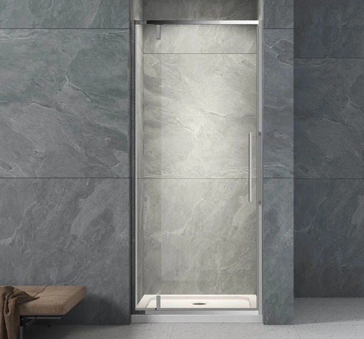 Душевая дверь Veconi VN-33 Арт. VN33-80-01-C7 Стекло прозрачное, 6 мм