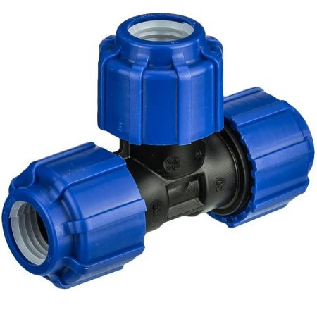 Тройник 32х20х32 компрессионный Джилекс