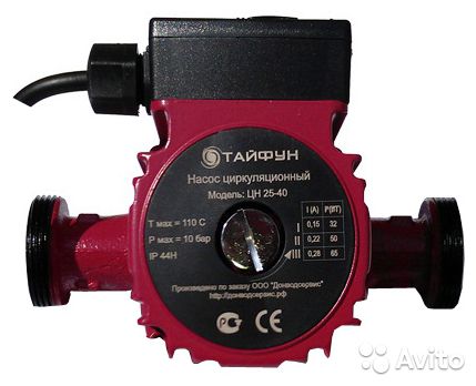 Насос циркуляционный Тайфун  25/40