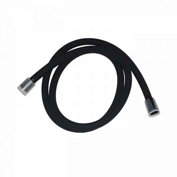 Шланг для душа, черный матовый, силиконовый, 1,2м, Optima Home, IDDIS, OPH12BLi19
