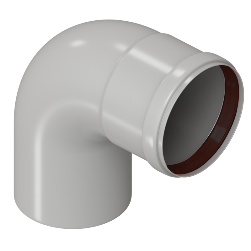 Колено 90 гр конденсационное d80