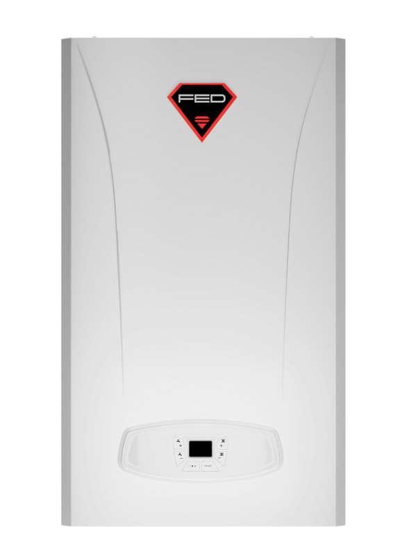 Котел газовый настенный Fed 12 2-контурный с дисплеем