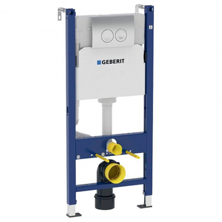 Комплект инсталляции Geberit 458.124.21.1 Delta с хромированной кнопкой