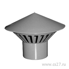 Зонт вентиляционный Политэк 50 ПП (70шт)