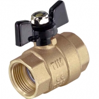 Кран шаровый TIM 3/4" вн/вн бабочка