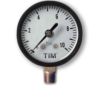 Манометр аксиальный  TIM 10 бар