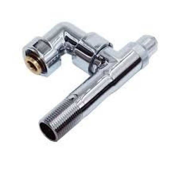 Кран поворотный для углового соед. (хром) 1/2" ш *1" г TIM (для полотенцесушителя)