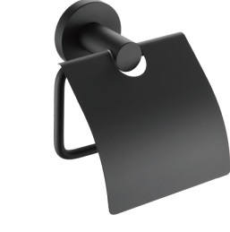 Бумагодержатель  30203/FRAP черный с крышкой