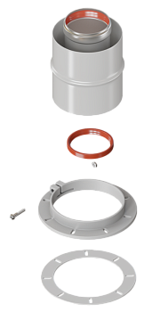 Адаптер 60/100 вертикальный коакс. (Protherm, Bosch, Buderus, Fondital, Federica Bugatti)