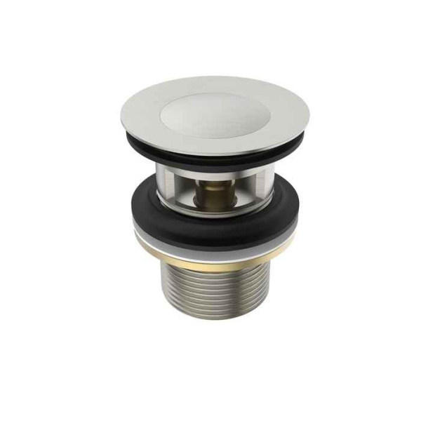 Выпуск для умывальника с переливом, сатин, Ray, IDDIS, RAYBN00i88