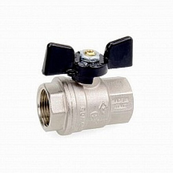 Кран шаровый BUGATTI 1/2"  вн/вн бабочка