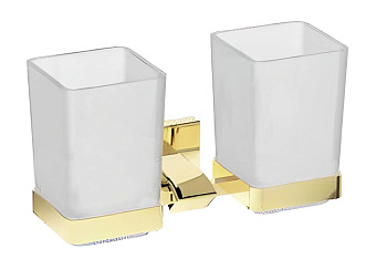 Держатель двух стаканов (золото) *16 G0708-3