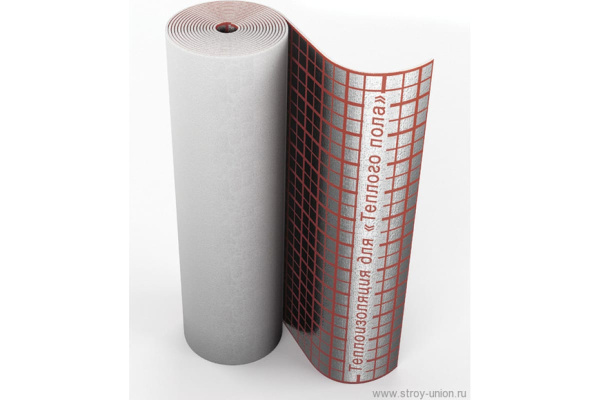 Подложка для теплого пола НПЭ-5Л ЛТП 5 мм Лавсан (1,00*50М2) рул