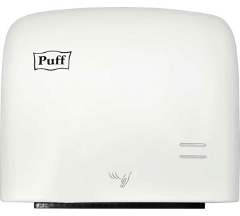 Электросушитель для рук "Puff-8807", высокоскоростной, белый, 1250 Вт