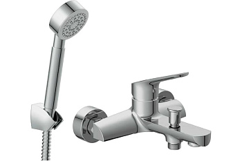 Комплект для ванной 2 в 1: смеситель FLAVIS и душевой гарнитур CARI 64509 CERSANIT