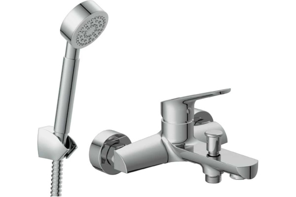 Комплект для ванной 2 в 1: смеситель FLAVIS и душевой гарнитур CARI 64509 CERSANIT