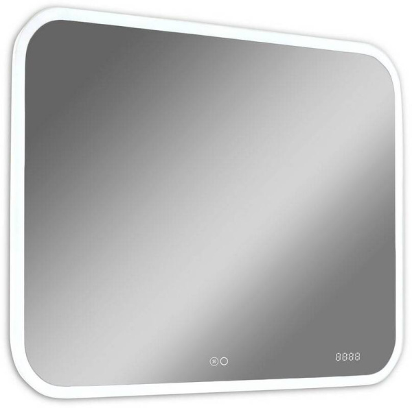 Зеркало Континент "Frame Black LED" 600х800