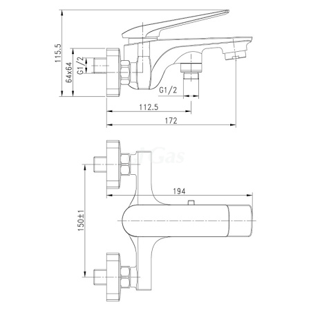 Cмеситель LEMARK LM5914CW