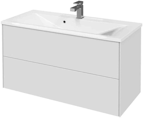 Тумба подвесная с умывальником Premier, белый матовый  9811.003 600х450х460 SILK 100 TOPPUS