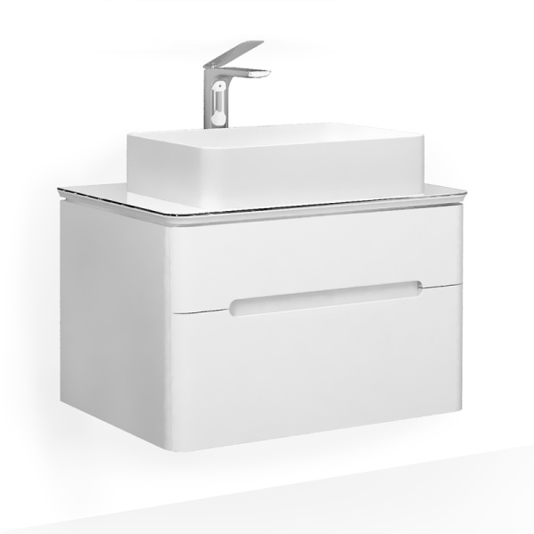 Тумба Bosko 75, подвесная белая