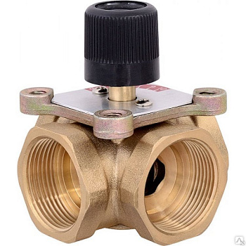 Клапан Трёхходовой поворотный смесительный 1" TIM